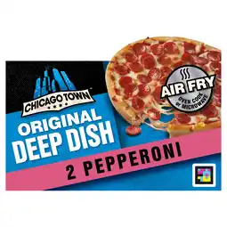Iceland Chicago town fully loaded deep dish pepperoni pizzas 2 x 155g (310g) offer