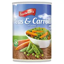 Iceland Batchelors peas and carrots in water 400g offer