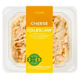 Iceland Iceland cheese coleslaw 295g offer