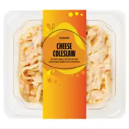 Iceland Iceland cheese coleslaw 295g offer
