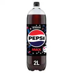 Iceland Pepsi max no sugar cola bottle 2l offer