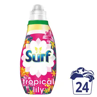 Iceland Surf concentrated liquid laundry detergent tropical lily 24 washes offer