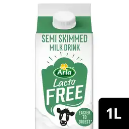 Iceland Arla lactofree semi skimmed milk 1l offer