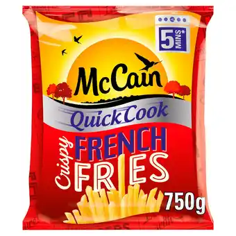 Iceland Mccain quick cook crispy french fries 750g offer