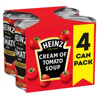 Iceland Heinz cream of tomato soup 4 x 400g offer