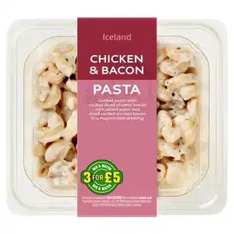 Iceland Iceland chicken and bacon pasta 250g offer