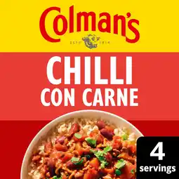 Iceland Colman's recipe mix chilli con carne 50 g offer