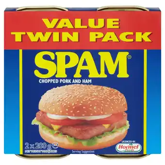Iceland Spam chopped pork and ham 2 x 200g offer