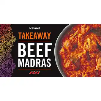 Iceland Iceland beef madras 375g offer