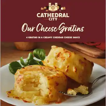 Iceland Cathedral city 4 cheesy potato gratins 480g offer