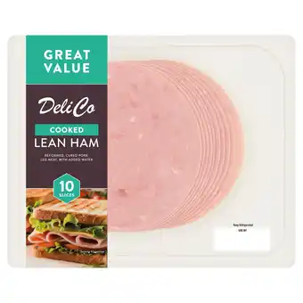 Iceland Deli co cooked lean ham 12 slices 230g offer