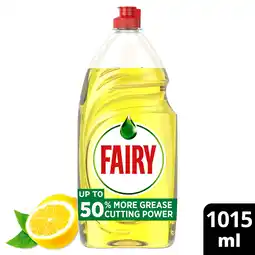 Iceland Fairy lemon washing up liquid with liftaction 1015ml offer