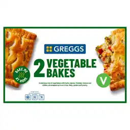 Iceland Greggs 2 vegetable bakes 310g offer
