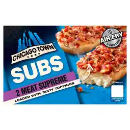 Iceland Chicago town meat supreme pizza subs 2 x 125g (250g) offer