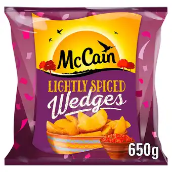 Iceland Mccain lightly spiced wedges 650g offer