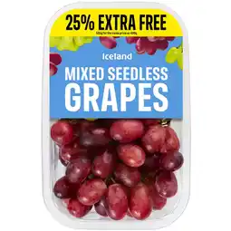 Iceland Iceland mixed seedless grapes 500g offer