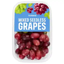 Iceland Iceland mixed seedless grapes 500g offer
