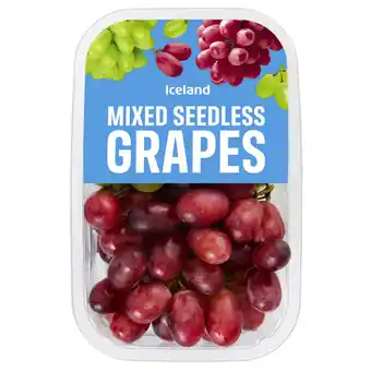 Iceland Iceland mixed seedless grapes 500g offer