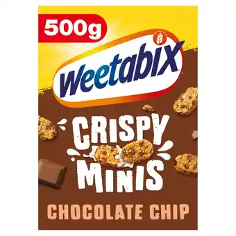 Iceland Weetabix crispy minis chocolate chip 500g offer