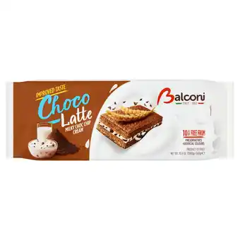 Iceland Balconi choco latte milky choc chip cream 10 x 30g (300g) offer