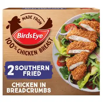 Iceland Birds eye 2 southern fried chicken in breadcrumbs 180g offer