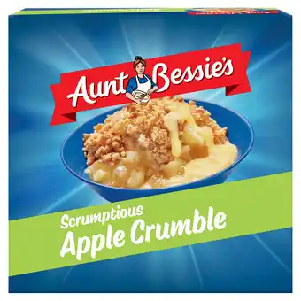 Iceland Aunt bessie's scrumptious apple crumble 500g offer