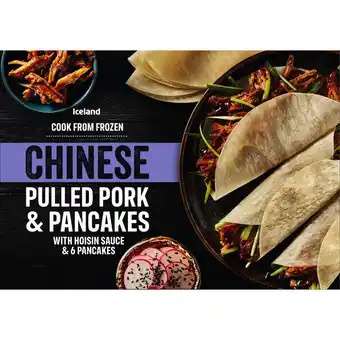 Iceland Iceland chinese pulled pork & pancakes 365g offer