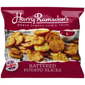 Iceland Harry ramsden’s battered potato slices 500g offer