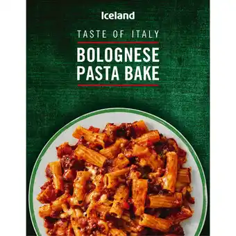 Iceland Iceland bolognese pasta bake 410g offer