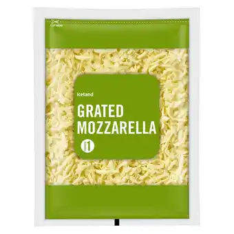 Iceland Iceland grated mozzarella 250g offer