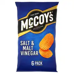 Iceland Mccoy's salt & malt vinegar multipack crisps 6 pack offer