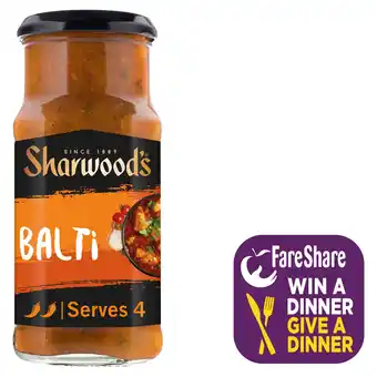 Iceland Sharwood's cooking sauce balti 420g offer