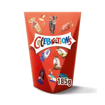 Iceland Celebrations milk chocolate selection box of mini chocolate & biscuit bars 185g offer