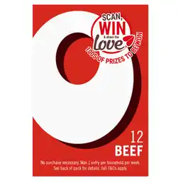 Iceland Oxo beef stock cubes 12 offer