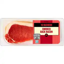 Iceland Iceland 16 rashers (approx.) smoked back bacon 500g offer