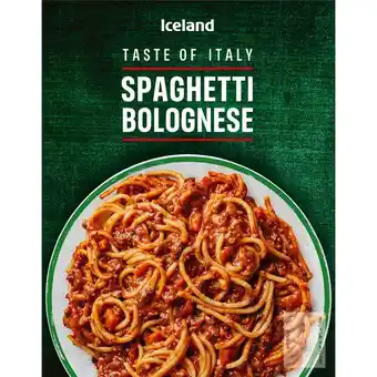 Iceland Iceland spaghetti bolognese 400g offer