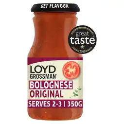Iceland Loyd grossman bolognese original pasta sauce 350g offer