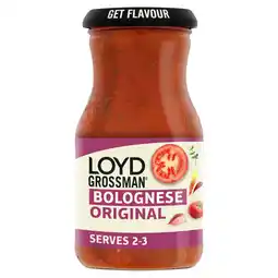 Iceland Loyd grossman bolognese original pasta sauce 350g offer