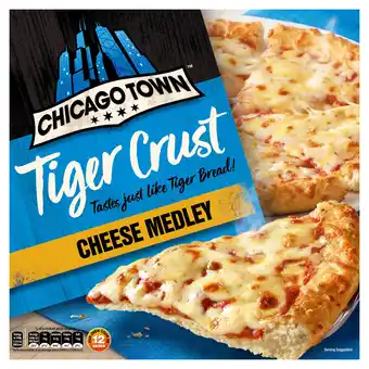 Iceland Chicago town tiger crust cheese medley pizza 305g offer
