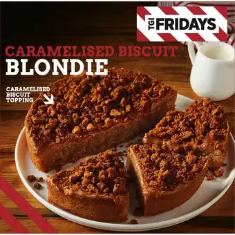 Iceland Tgi fridays caramelised biscuit blondie 370g offer