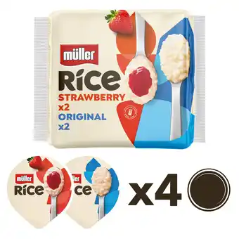 Iceland Müller rice 4 x 170g (680g) offer