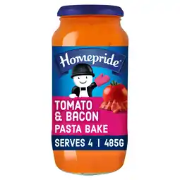 Iceland Homepride pasta bake tomato & bacon 485g offer