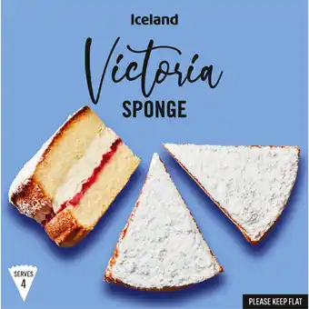 Iceland Iceland victoria sponge 345g offer