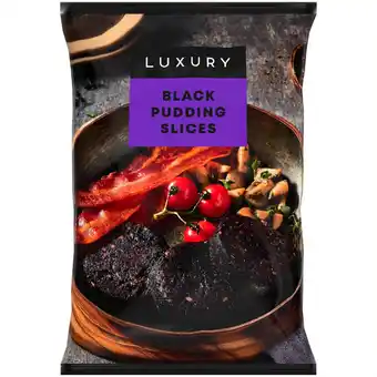 Iceland Iceland luxury black pudding slices 900g offer