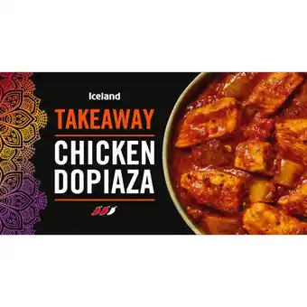 Iceland Iceland takeaway chicken dopiaza 375g offer