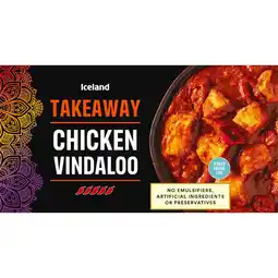 Iceland Iceland chicken vindaloo 375g offer