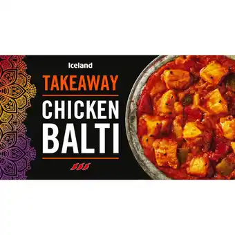Iceland Iceland chicken balti 375g offer
