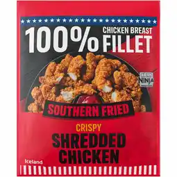 Iceland Iceland southern fried crispy shredded chicken 450g offer