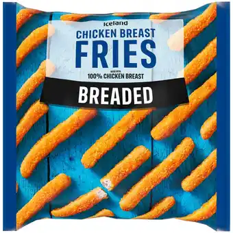 Iceland Iceland breaded chicken breast fries 500g offer