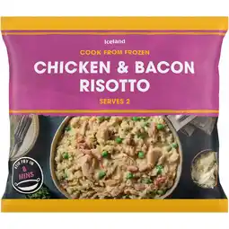 Iceland Iceland chicken & bacon risotto 750g offer